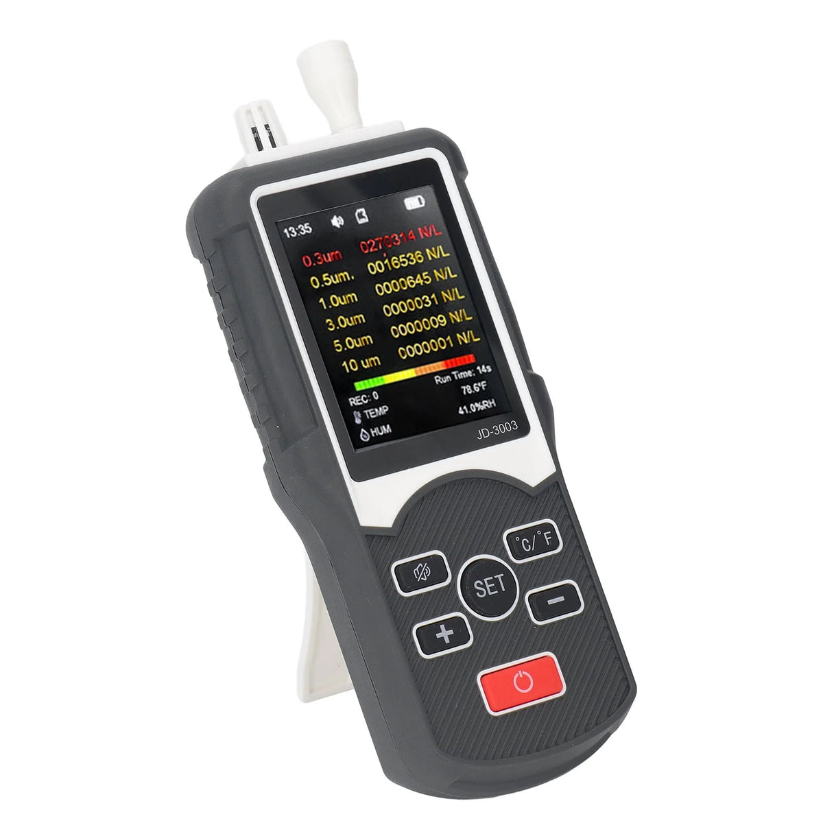 Air Quality Monitor Handheld Professional Pollution Meter Dust Particle Counter Sensor Detector Tester
