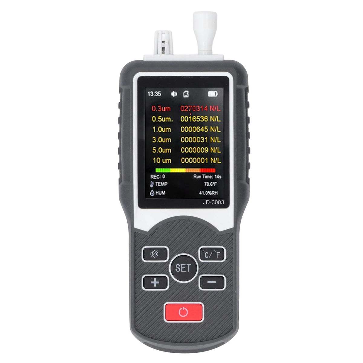 Air Quality Monitor Handheld Professional Pollution Meter Dust Particle Counter Sensor Detector Tester